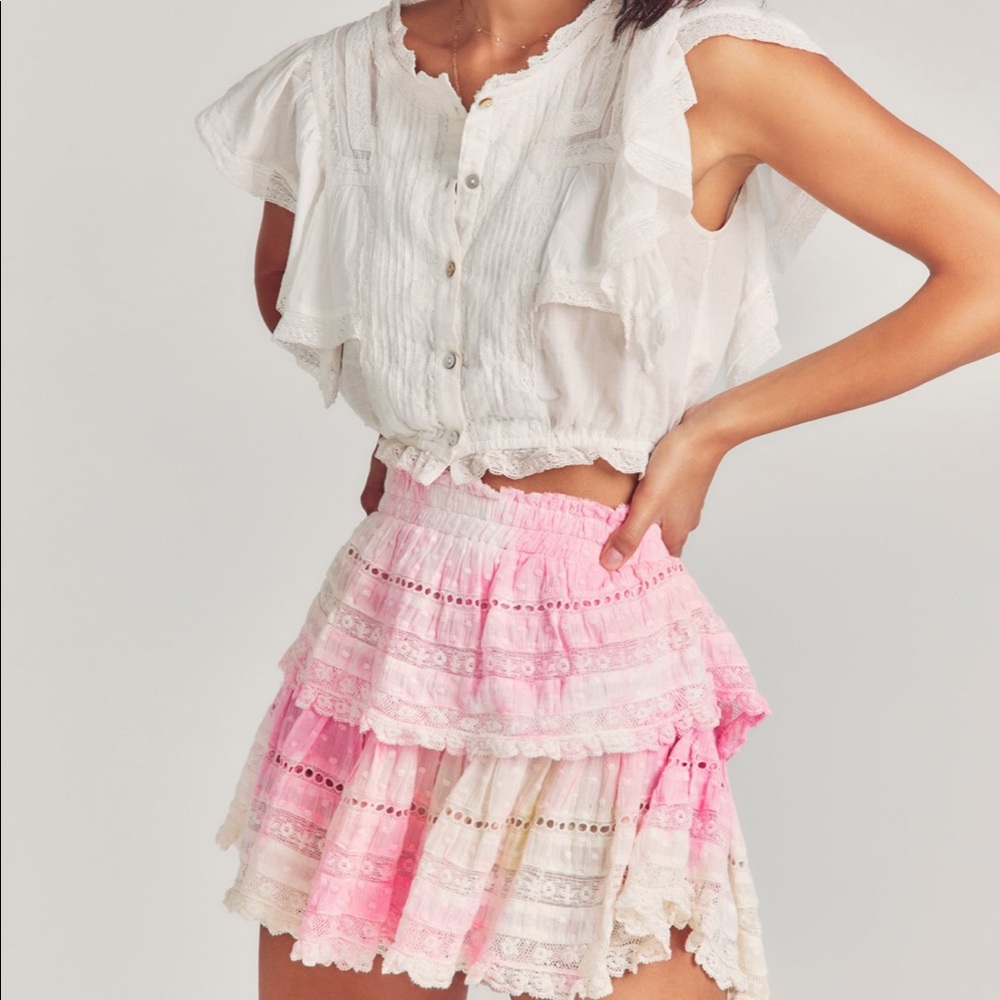 LOVESHACKFANCY SKIRT